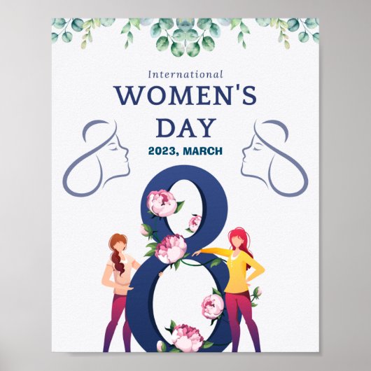 Blauer Frauentag Poster (Vorne)