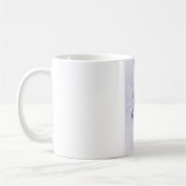 BLAUER FREESIA-BLUMENSTRAUSS KAFFEETASSE (Links)