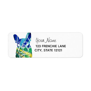 Blauer Frenchie Hund