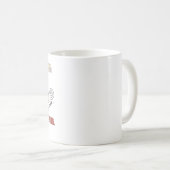 Blauer Frenchie-Mama-Kaffee-Chaos-Schnarch-Design Kaffeetasse (VorderseiteRechts)