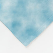 Blauer Frieden Fleecedecke (Ecke)