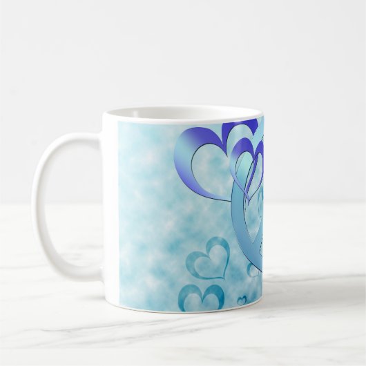 Blauer Frieden Kaffeetasse (Links)