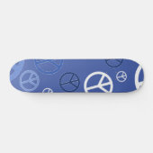 Blauer Frieden Skateboard (Horizontal)