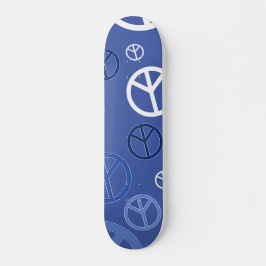 Blauer Frieden Skateboard (Vorne)