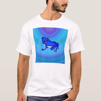 Blauer Froggy im Wasser T-Shirt