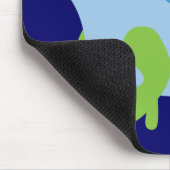 Blauer Frosch Mousepad (Ecke)