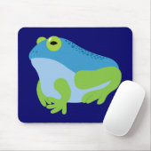 Blauer Frosch Mousepad (Mit Mouse)