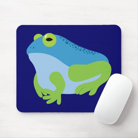 Blauer Frosch Mousepad (Mit Mouse)