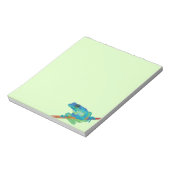 Blauer Frosch Notizblock (Rotiert)
