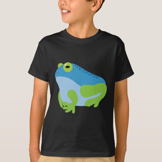 Blauer Frosch T-Shirt (Vorderseite)