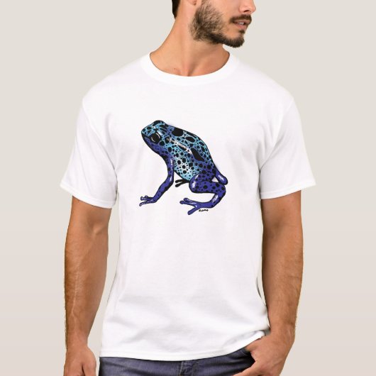Blauer Frosch T-Shirt (Vorderseite)