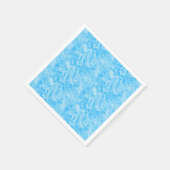 Blauer Frost Serviette (Ecke)