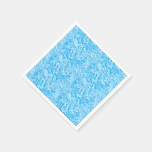 Blauer Frost Serviette (Ecke)