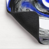 Blauer Frostmoment Mousepad (Ecke)