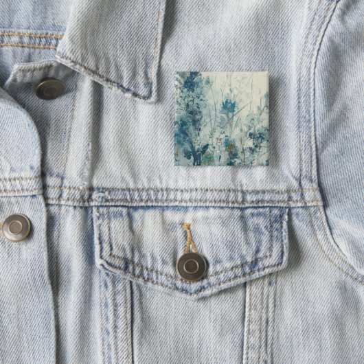 Blauer Frühling Button (Beispiel)