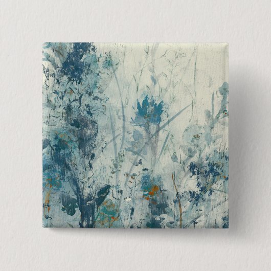 Blauer Frühling Button (Vorderseite)