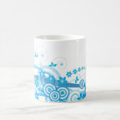 Blauer Frühling Kaffeetasse (Mittel)