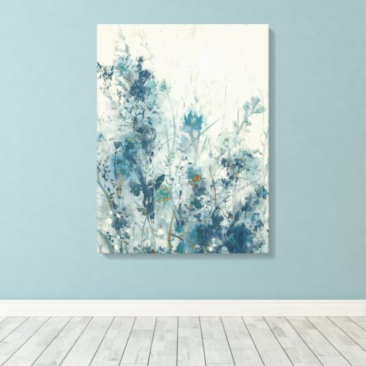 Blauer Frühling Leinwanddruck (Insitu (Holzboden))
