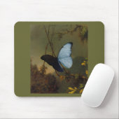 Blauer Frühling Morpho Schmetterlings-1865 Mousepad (Mit Mouse)