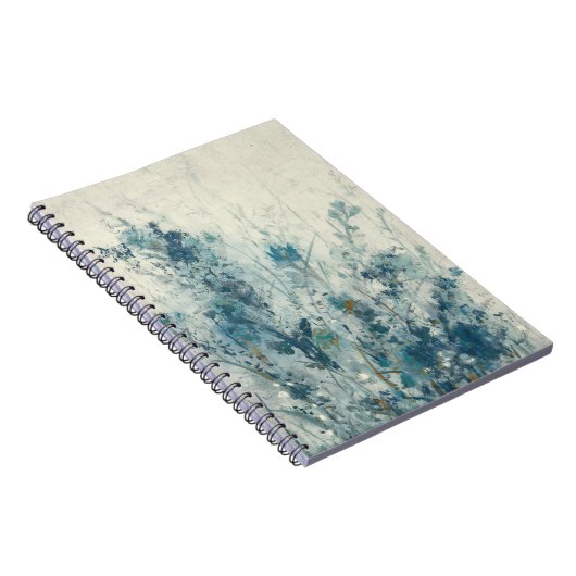 Blauer Frühling Notizblock (Rechte Seite)