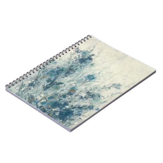 Blauer Frühling Notizblock (Linke Seite)