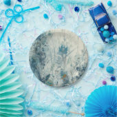 Blauer Frühling Pappteller (Party)