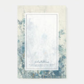 Blauer Frühling Post-it Klebezettel (Vorderseite)