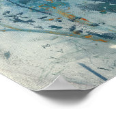 Blauer Frühling Poster (Ecke)