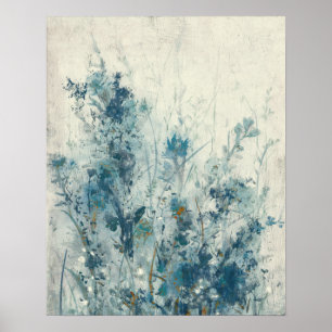 Blauer Frühling Poster