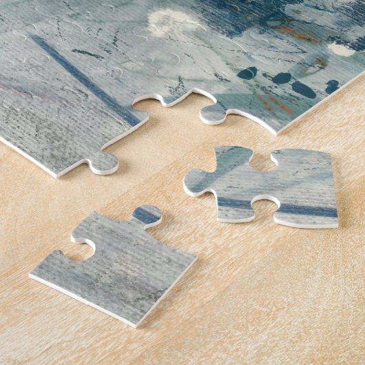 Blauer Frühling Puzzle (Seite)