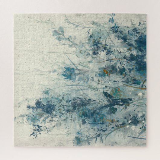 Blauer Frühling Puzzle (Vertikal)