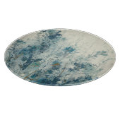 Blauer Frühling Schneidebrett (Ecke)