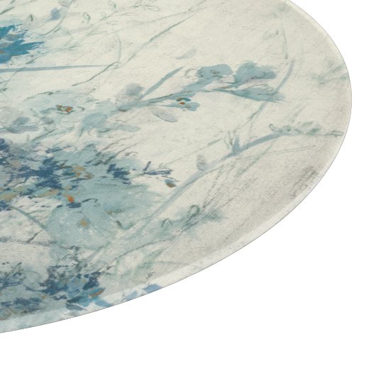 Blauer Frühling Schneidebrett (Ecke)