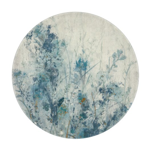 Blauer Frühling Schneidebrett (Vorderseite)