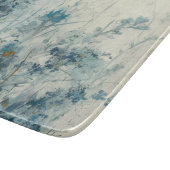 Blauer Frühling Schneidebrett (Ecke)