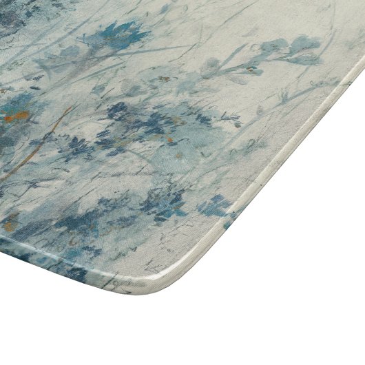 Blauer Frühling Schneidebrett (Ecke)