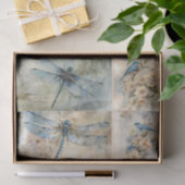 Blauer Frühling Seidenpapier (Geschenk)