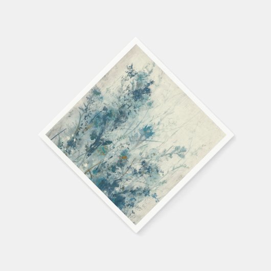 Blauer Frühling Serviette (Ecke)