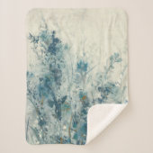 Blauer Frühling Sherpadecke (Vorderseite)