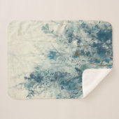 Blauer Frühling Sherpadecke (Vorderseite (Horizontal))