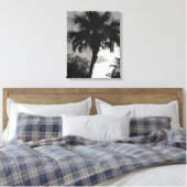 Blauer Frühling Silhouette Wrapped Canvas Leinwanddruck (Insitu (Schlafzimmer))