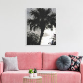 Blauer Frühling Silhouette Wrapped Canvas Leinwanddruck (Insitu (Wohnzimmer))