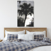 Blauer Frühling Silhouette Wrapped Canvas Leinwanddruck (Insitu (Schlafzimmer))
