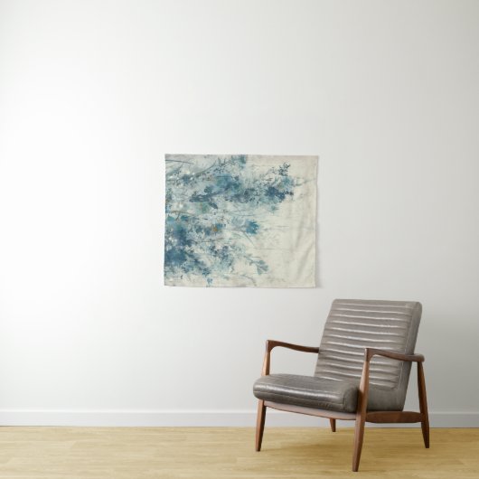 Blauer Frühling Wandteppich (Beispiel (Horizontal))