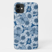 Blauer Frühling, wilde Blume, Gänseblümchen Case-Mate iPhone Hülle (Rückseite)