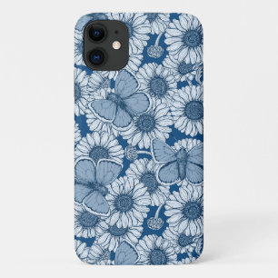 Blauer Frühling, wilde Blume, Gänseblümchen Case-Mate iPhone Hülle