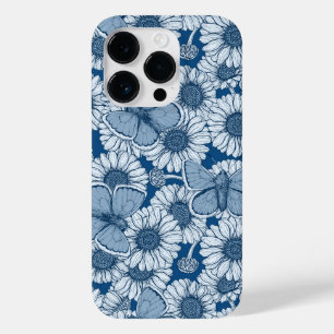 Blauer Frühling, wilde Blume, Gänseblümchen Case-Mate iPhone 14 Pro Hülle