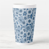 Blauer Frühling, wilde Blume, Gänseblümchen Milchtasse (Vorderseite)