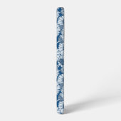 Blauer Frühling, wilde Blume, Gänseblümchen Samsung Galaxy Hülle (Linke Seite)