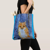 Blauer Fuchs Tote Tasche (Von Nahem)